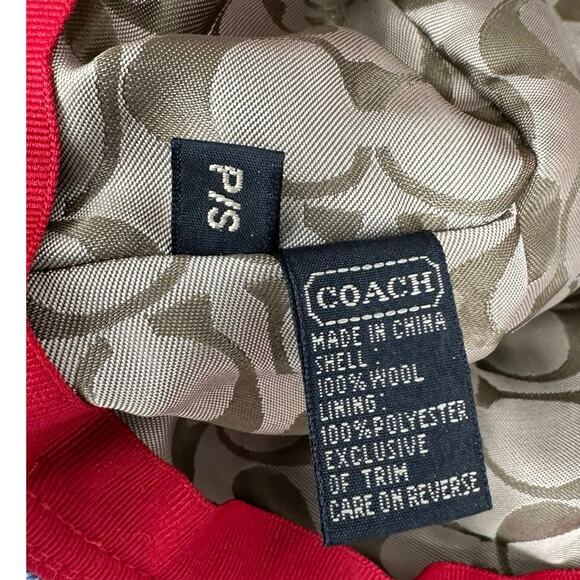 Coach Plaid Wool Bucket Hat - Picture 6 of 6